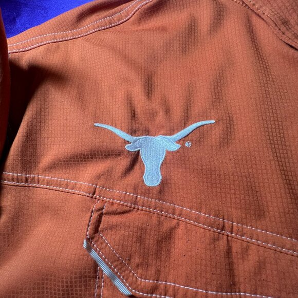 πColumbia Texas Longhorns PFG Low Drag Offshore Omni-Shade Button-Up Shirt - Picture 12 of 16